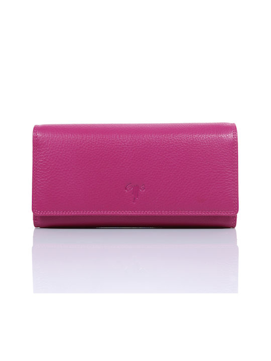 Kion Large Leather Women's Wallet Fuchsia