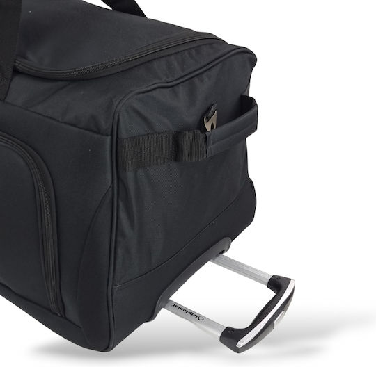 Diplomat Sack Voyage 90lt Black with Wheels Fabric L73xW35xH36cm