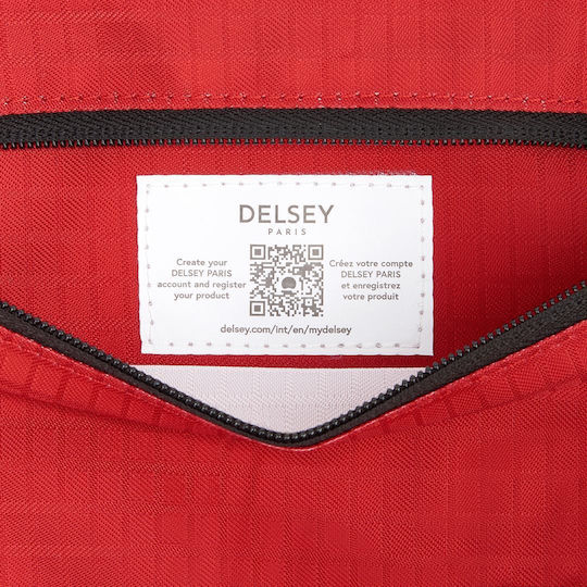 Delsey Nomade Peony Sack Voyage 97lt Red Fabric L79xW37.5xH39.5cm