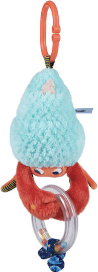 Moulin Roty Ζωάκι Καβουράκι με Κρίκο από Ύφασμα με Ήχους για 6+ Μηνών