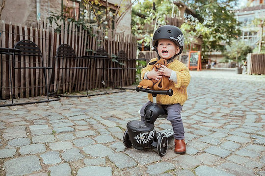 Scoot & Ride Kids Scooter Highwaykick 1 3-Wheel with Seat for 1-5 Years Black