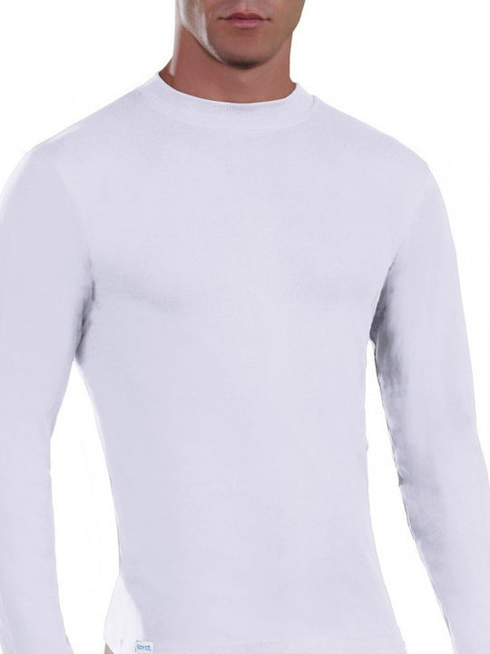 Men's Long Sleeve Undershirt White