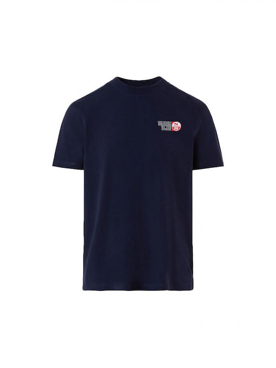 T-shirt Navy Μπλε