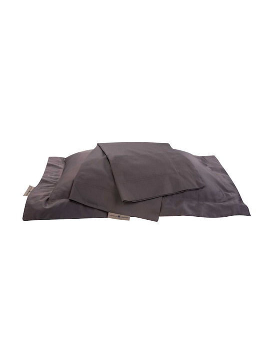 Greenwich Polo Club Bettlaken King Size mit Gummiband 180x200+35cm. 2256 Dark Grey