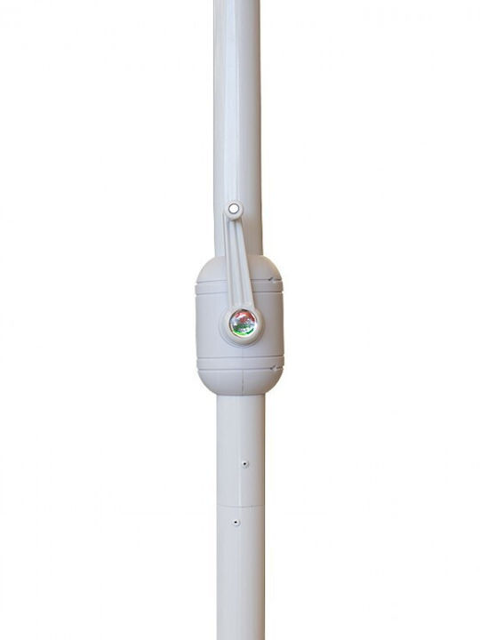Umbrelă Rotundă Din Aluminiu Ecru Φ3m