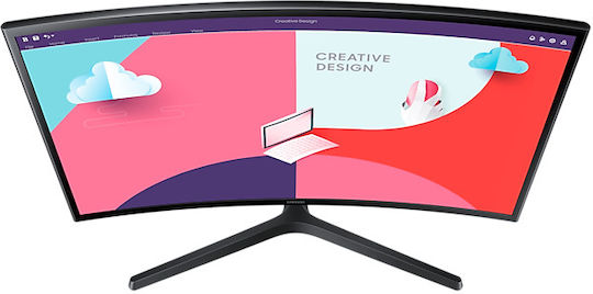 Samsung S27C366EA VA Curved Monitor 27" FHD 1920x1080 με Χρόνο Απόκρισης 4ms GTG