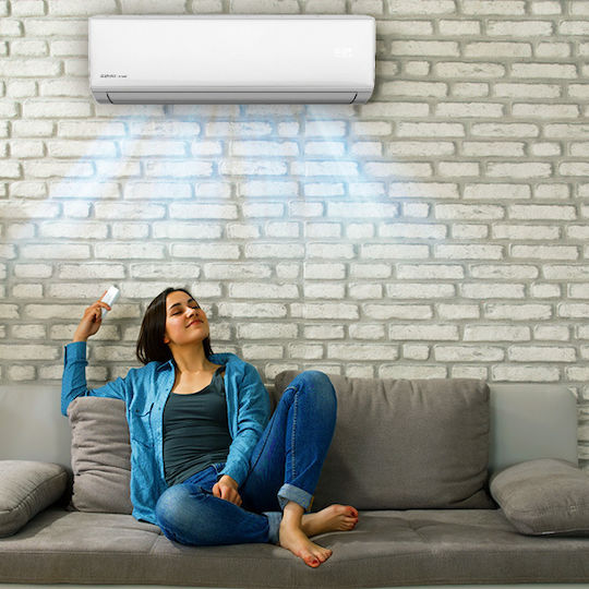 Eurolamp Zephyrus Κλιματιστικό Inverter 24000 BTU A++/A+ με Ιονιστή