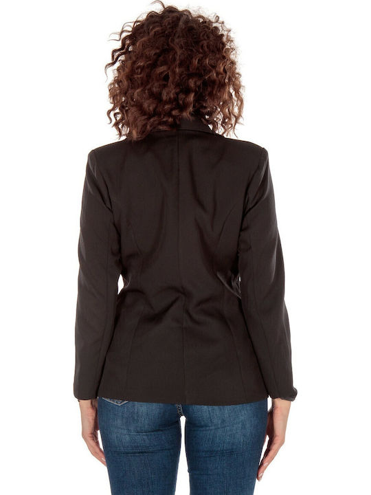Silia D Women's Waisted Blazer Black