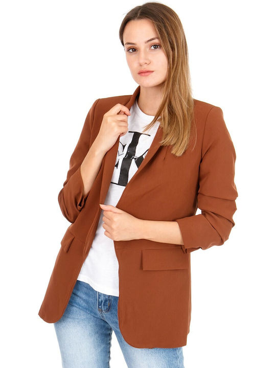 Silia D Women's Blazer Brown