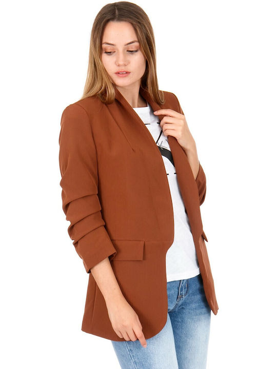 Silia D Women's Blazer Brown