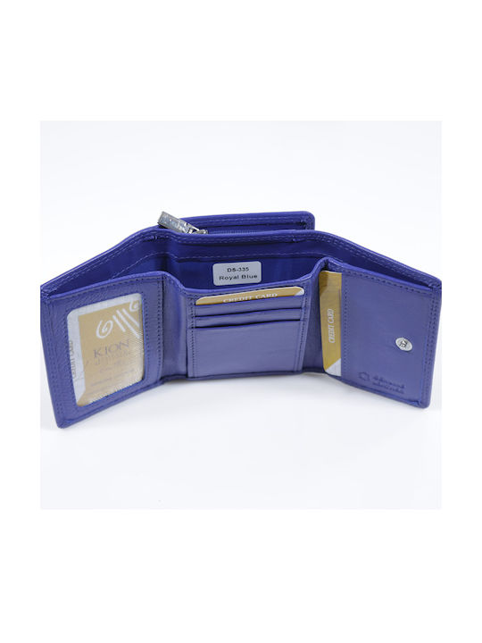 335 Small Leather Women's Wallet Royal Blue