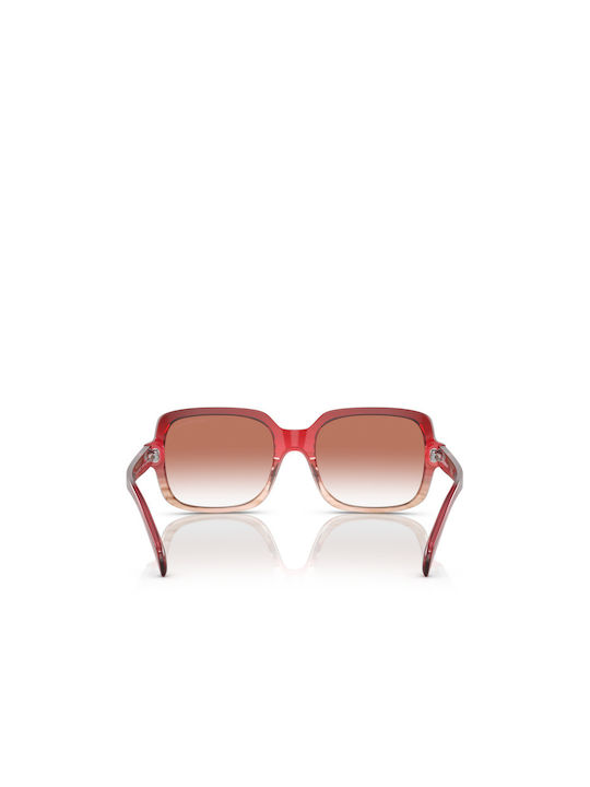 Emporio Armani Women's Sunglasses with Red Acetate Frame and Red Gradient Lenses EA4195 5967V0