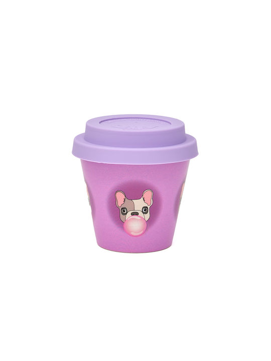 QuyCup Cană Plastic Violet 90ml
