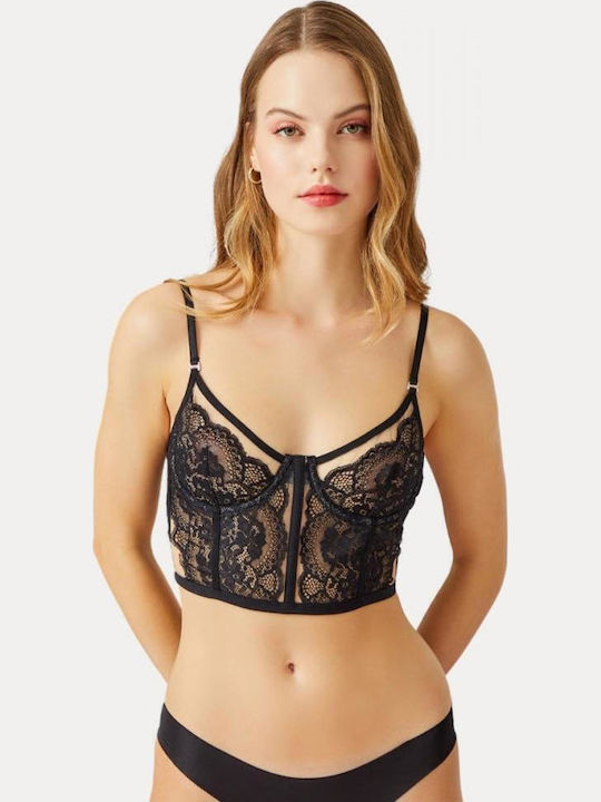 CottonHill Corset Bustier Black