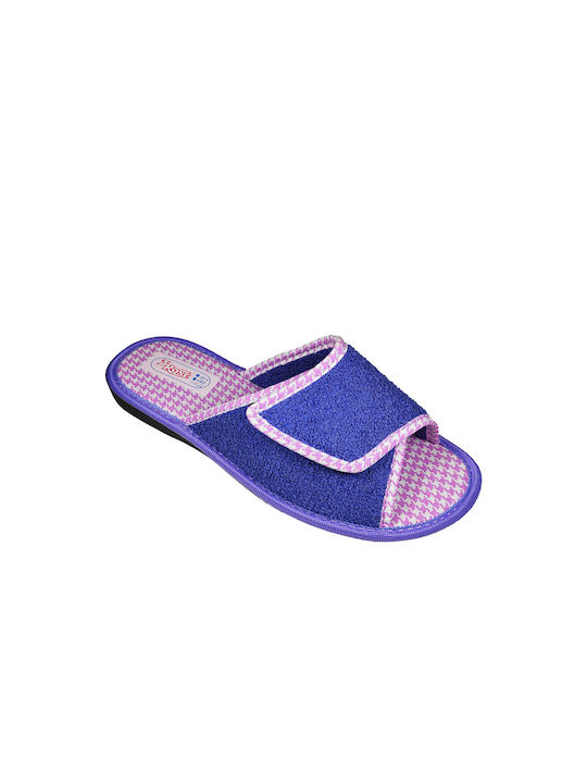 3Rose Terry Women's Slippers Purple