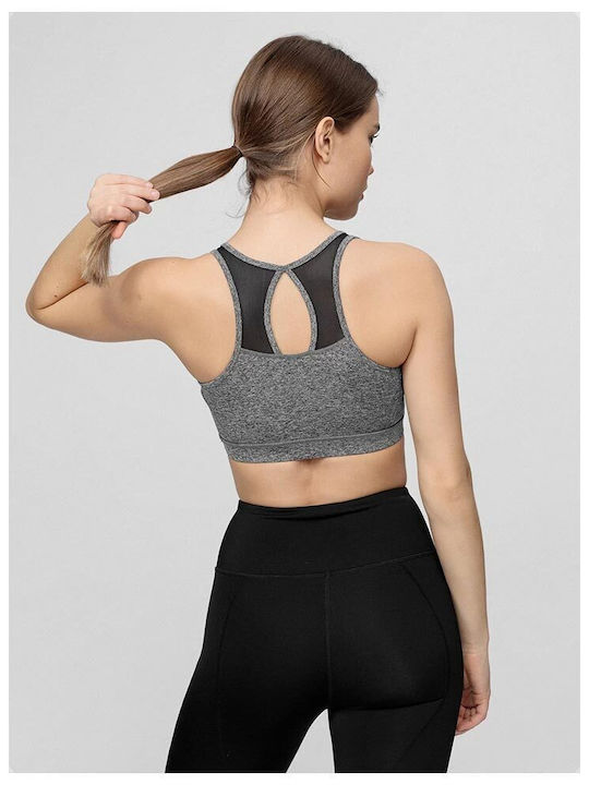 4F Women's Sports Bra without Padding Gray