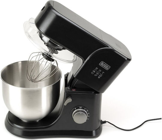 Black & Decker Stand Mixer 1000W with Stainless Mixing Bowl 5.2lt