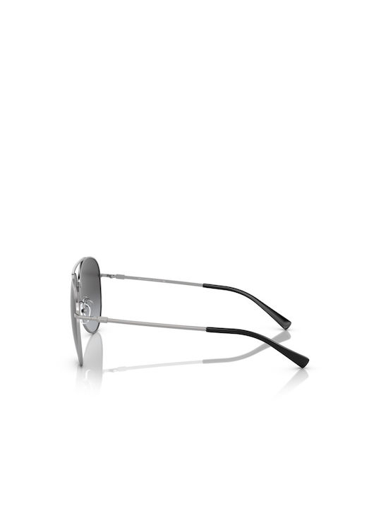 Armani Exchange Sonnenbrillen mit Silber Rahmen und Gray Verlaufsfarbe Linse AX2043S 60038G