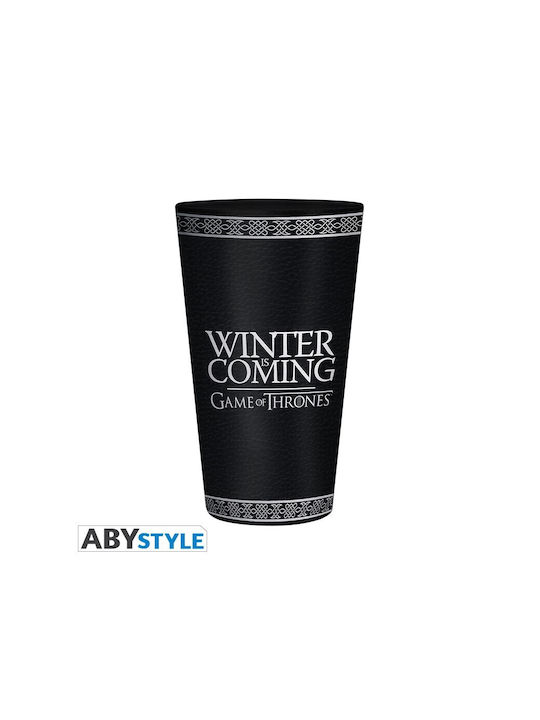 Abysse Water Glass 400ml Black