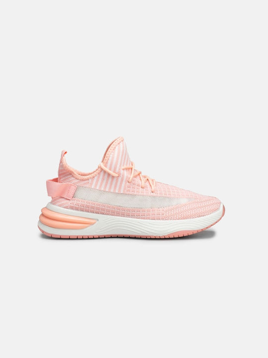 InShoes κάλτσα πλεκτό σχέδιο Sneakers Pink