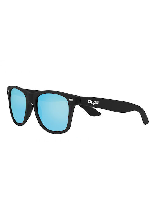 Zippo Sunglasses with Black Plastic Frame and Multicolour Lens OB21-27