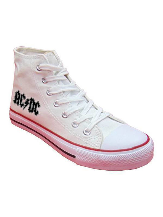 Takeposition ACDC Boots White