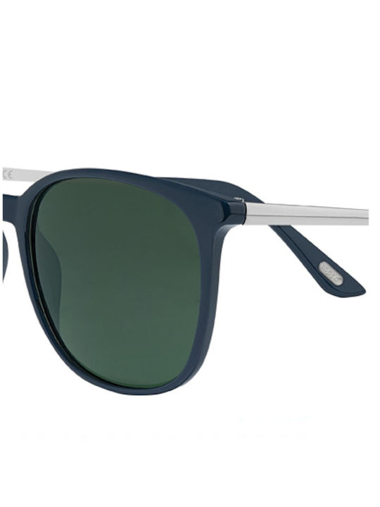 Zippo Women's Sunglasses with Blue Frame and Green Lens OB146-03