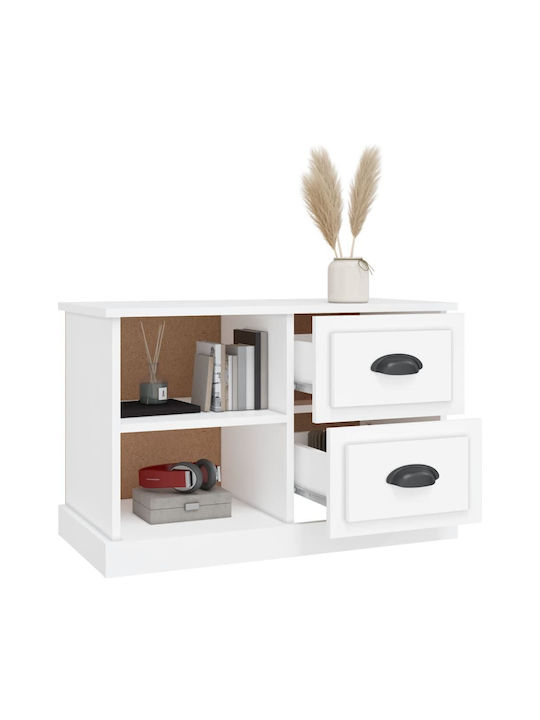 TV-Ständer Weiß M73xP35,5xH47,5cm