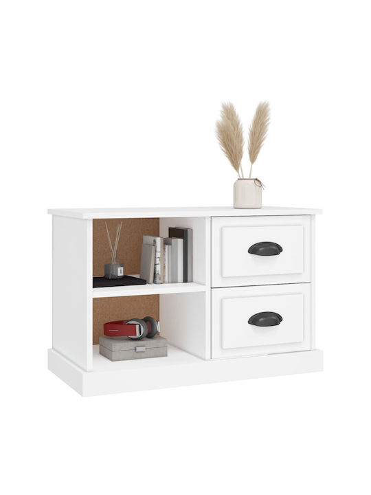 TV-Ständer Weiß M73xP35,5xH47,5cm