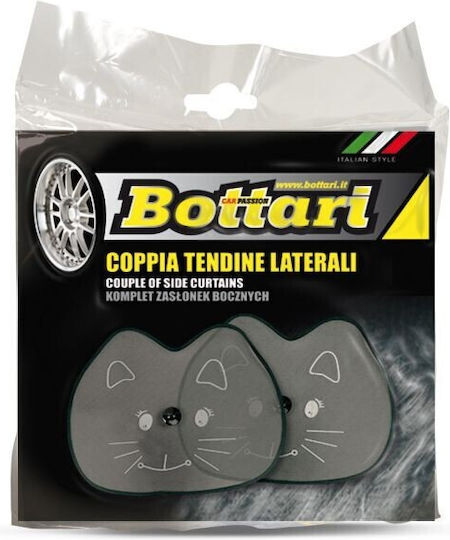 Bottari Auto-Sonnenblenden mit Saugnapf 44x36cm 2Stück Katze