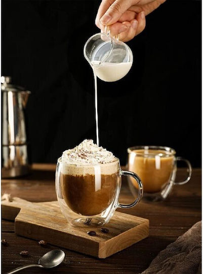 Viosarp Cup Cappuccino Glass Transparent 75ml