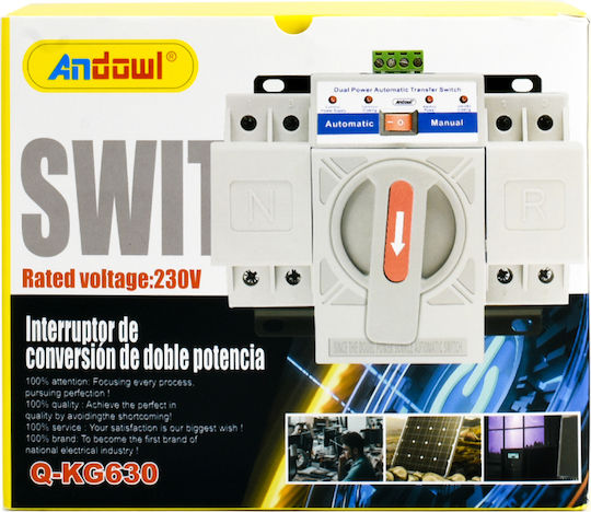 Andowl Επαφή Διακόπτη Ηλεκτρολογικού Πίνακα Q-KG630