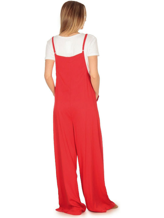 Women's One-piece Suit Red