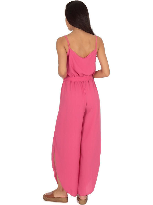Damen Einteiler Anzug Rosa