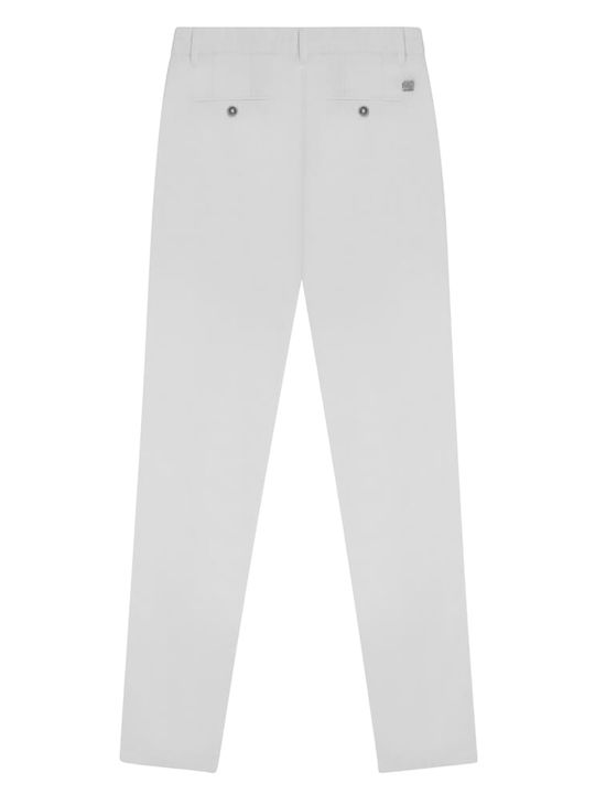 Prince Oliver Men's Trousers Chino White