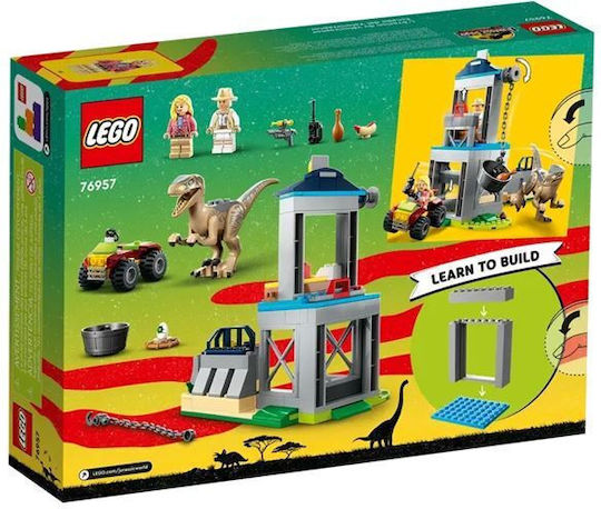LEGO Jurassic World Velociraptor Flucht für 4+ Jahre