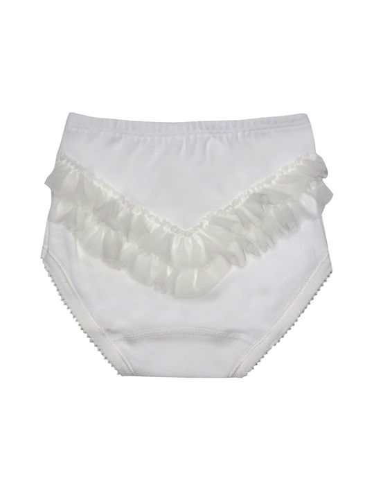 Pretty Baby Kids' Set Brief with Undershirt White 2pcs