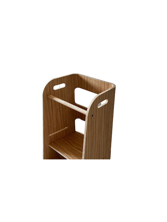 Learning Curve Learning Tower made of Wood Brown Curve Lab
