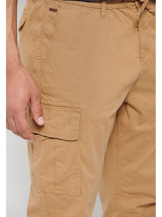 Pantaloni cu Croială Normală Bej