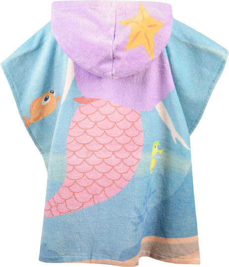 Energiers Kinder Strandponcho Mehrfarbig