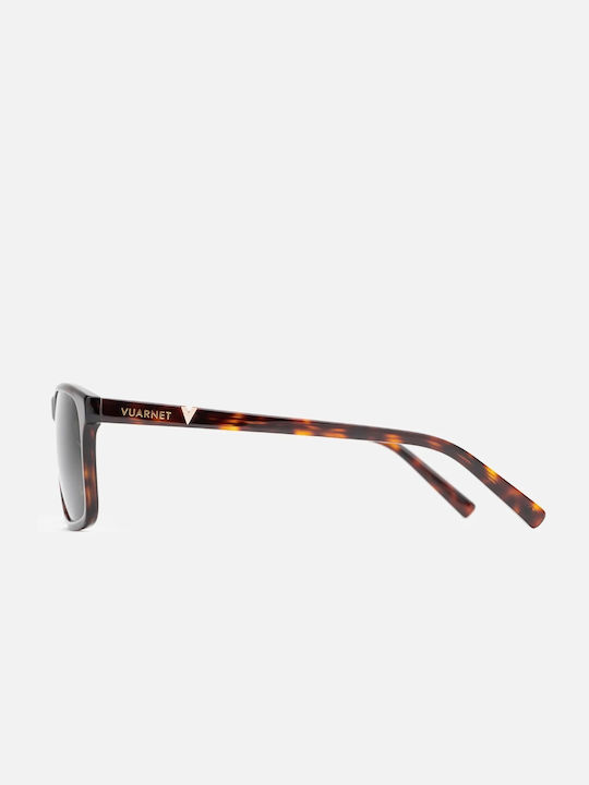 Vuarnet Sunglasses with Brown Tartaruga Plastic Frame and Polarized Lens VL161900111622