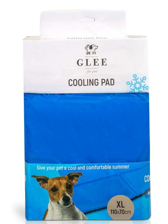 Glee Mattress Dog Rectangle Cooling Blue 110x70cm
