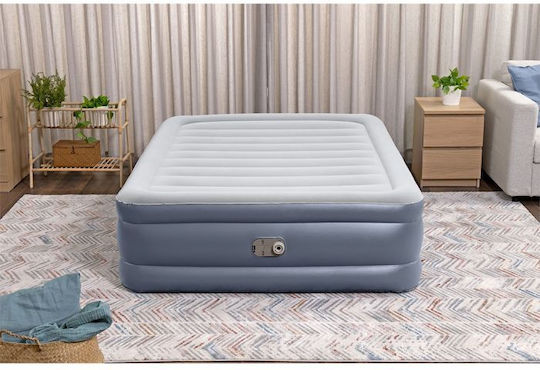 Bestway Air Mattress Double with Integrated Electric Pump Airbed Queen 203x152x51cm