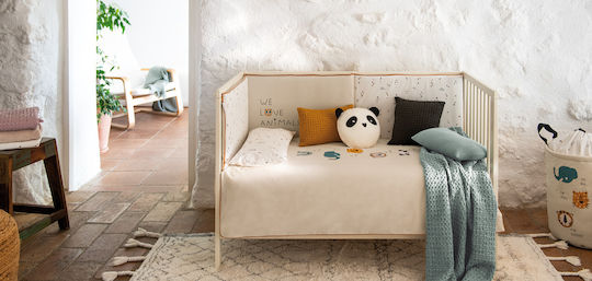 Petit Praia Покривало Jungle Beige 70x80см