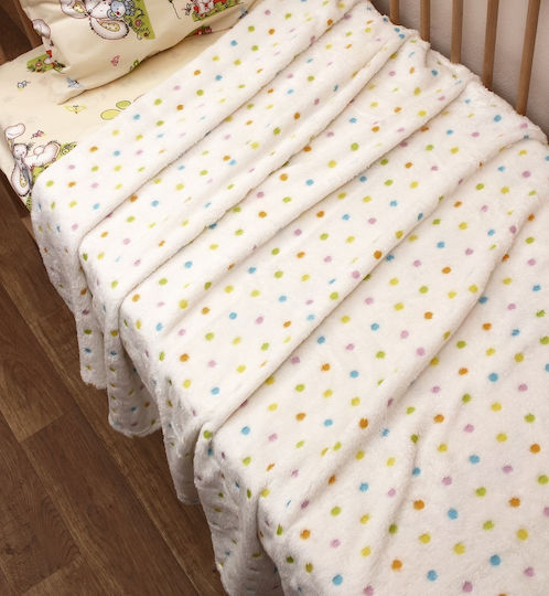 Viopros Κουβέρτα Fleece Μπεζ 155x220εκ.