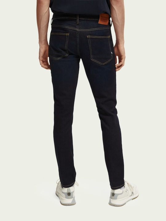 Scotch & Soda Ανδρικό Παντελόνι Τζιν σε Skinny Εφαρμογή Navy Μπλε