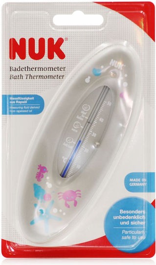 Nuk Analog Bath Thermometer Ocean 0°C - 50°C Grey