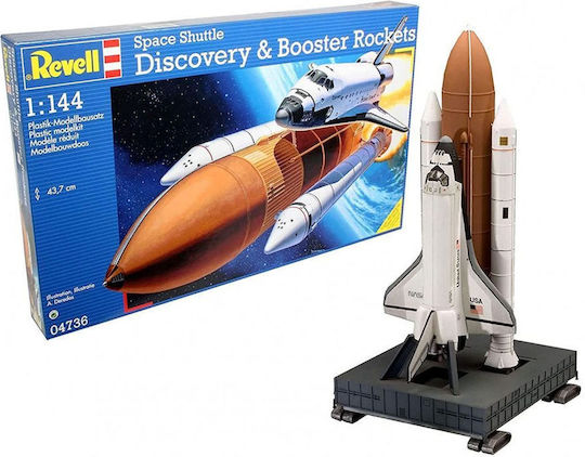 Revell Space Shuttle Discovery & Booster Rockets Φιγούρα Μοντελισμού 97 Κομματιών σε Κλίμακα 1:144 43.7εκ.