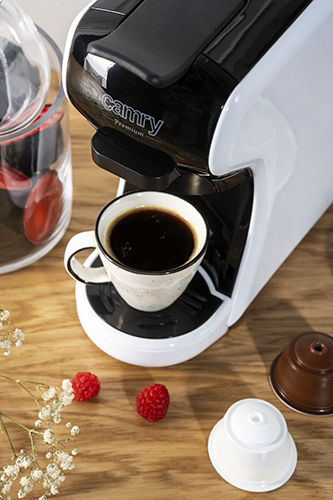 Camry Pod Coffee Machine Nespresso Pressure 19bar White