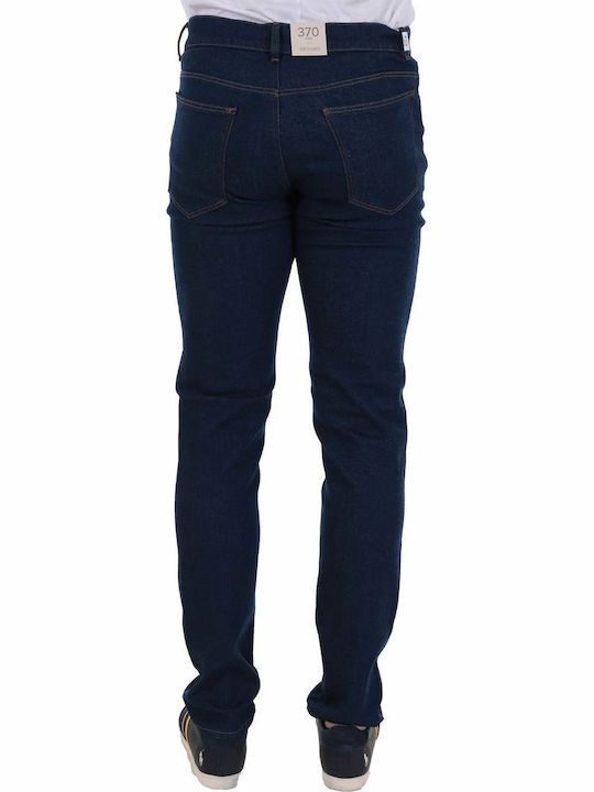 Men's Jeans Pants with Slim Tapered Fit Navy Blue